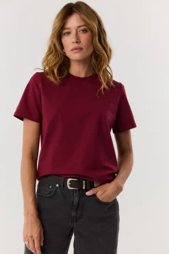 TALYA T-Shirty^T-shirt Tony burgundy