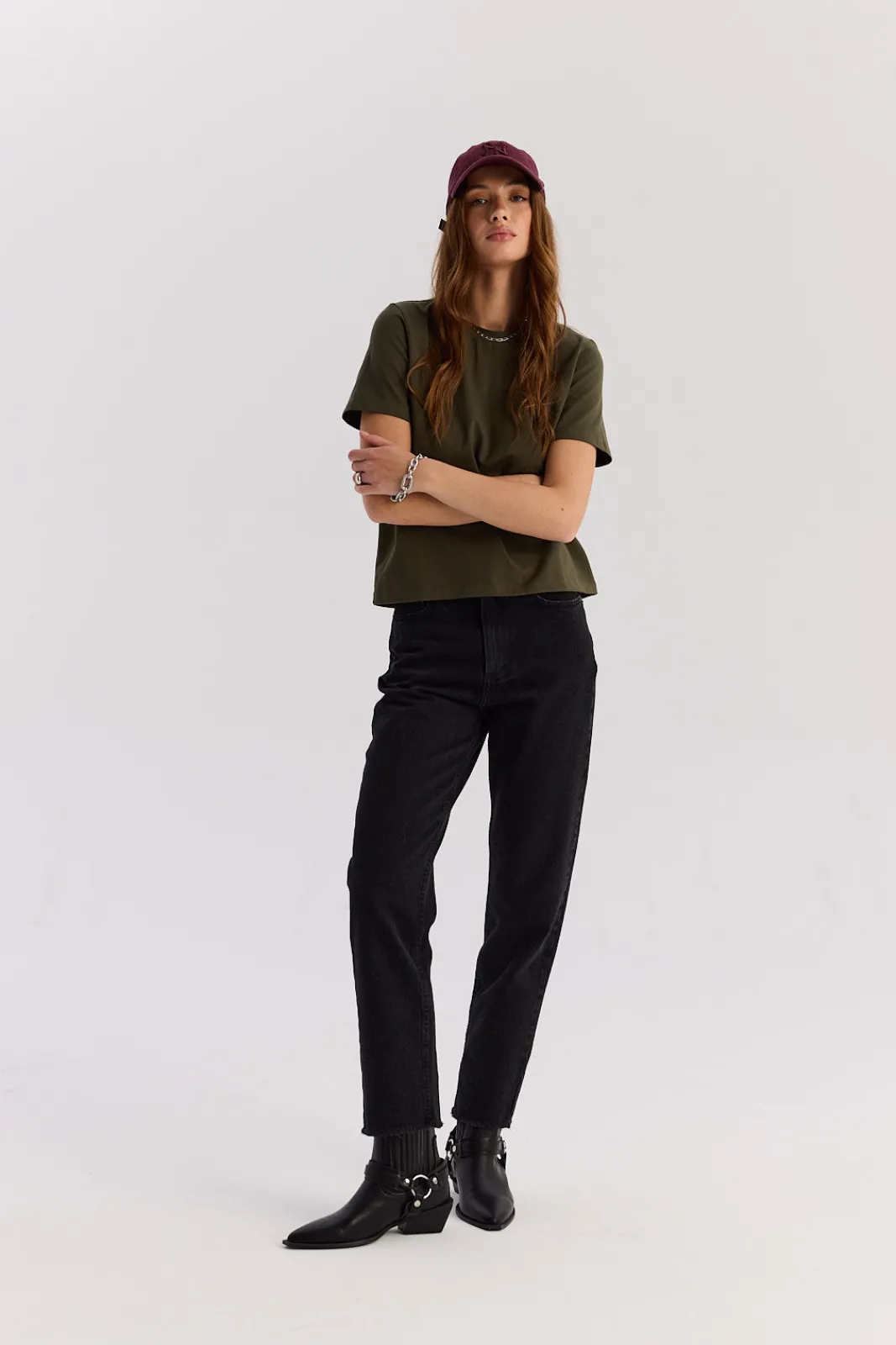 TALYA T-Shirty^T-shirt Tony khaki